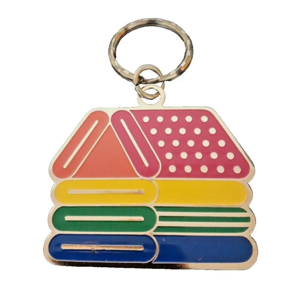 So-fro Fabrics Rainbow Key Chain
